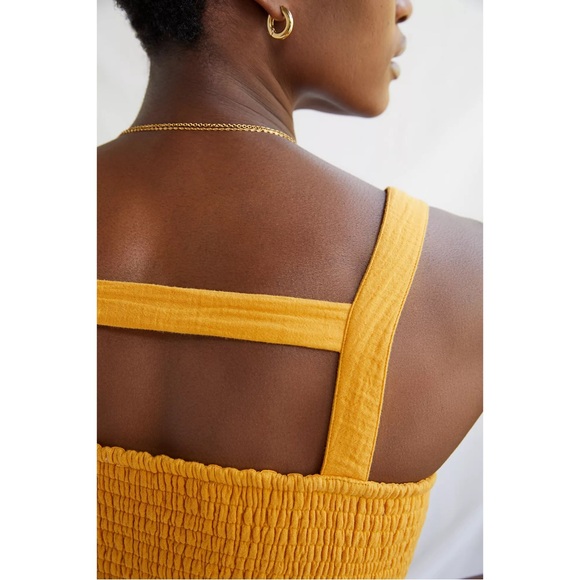 Anthropologie Smocked Tie-Back Tank NWT Size XL - Picture 3 of 16